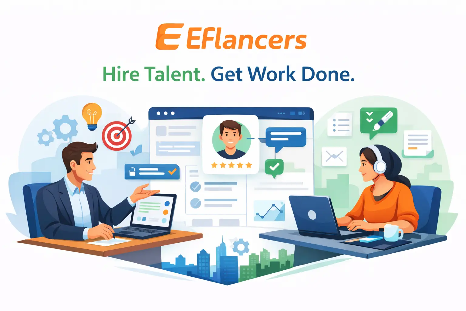 🌍 Welcome to EFlancers – The Smart Way to Work & Hire Online